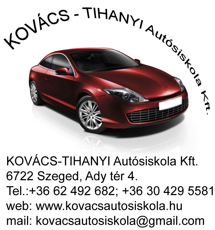 Kovács Autósiskola logó