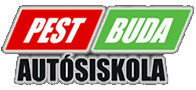 Pest-Buda Autósiskola logó